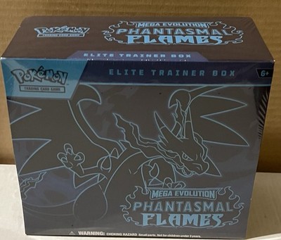 Pokémon TCG Mega Evolution Phantasmal Flames Elite Trainer Box - Factory Sealed