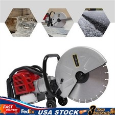 2 Stroke Gas Power 52cc Cement Wet Dry Masonry Concrete Cut Off Saw Blade 350mm
