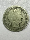 1905 Barber Silver Half Dollar in Almost Good Condition