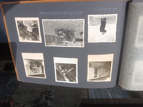 1 Fotoalbum leer + 1 Fotoalbum 50 er Jahre mit 230 Fotos Familie Autos Zoo Halle - Bild 11 von 18