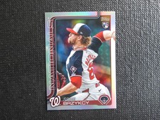 2025   Topps   Zach Brzykcy   #411   Washington Nationals   RC