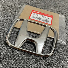 Fit For Honda Accord 2003-2017 Ex Lx Front Grille Silver H Emblem Chrome Badge Fit For Honda Accord 2003-2017 Ex Lx Front Grille Silver H Emblem Chrome Badge