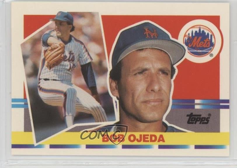 1990 Topps Big Bob Ojeda #131 0f6