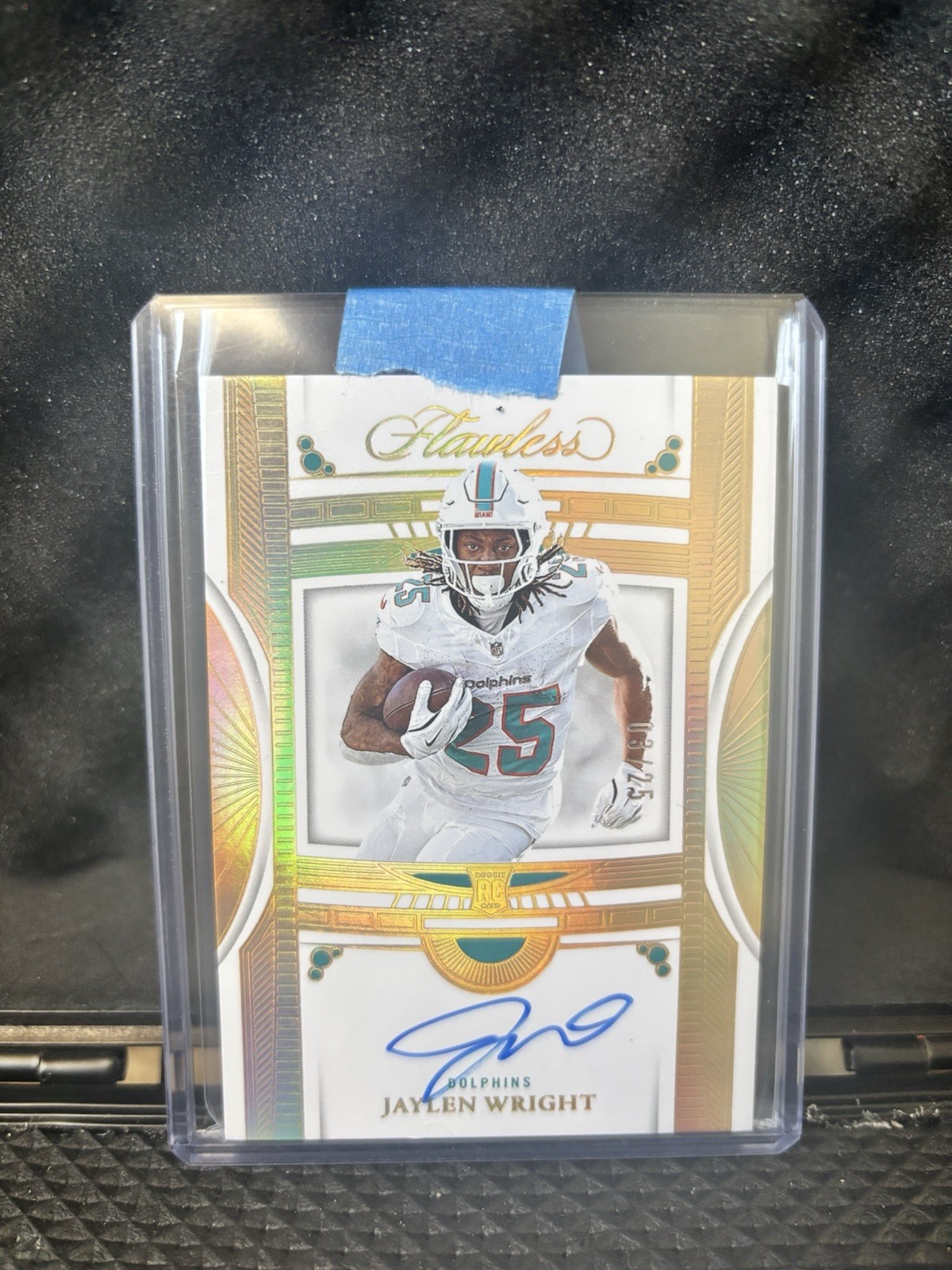 Jaylen Wright Panini Flawless Rookie Debut Signatures #RDSJWT Base