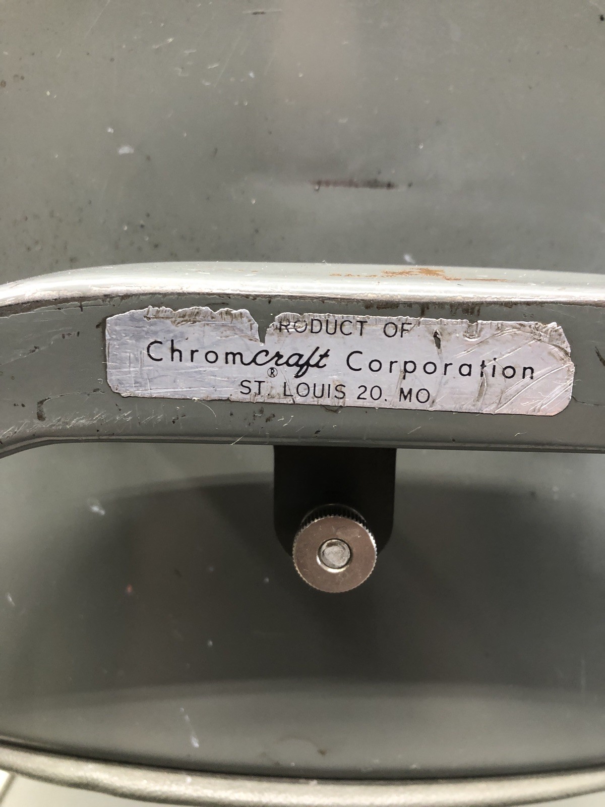 Industrial Swivel Office Tanker Desk Chair Rolling Propeller Base Steel MCM 1960