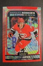 2021-22 O-Pee-Chee Platinum - Marquee Rookies Seth Jarvis #284 Red Surge (RC)