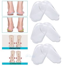 6xMedial  Lateral Heel Wedge Silicone Insoles Supination  Pronation Corrective