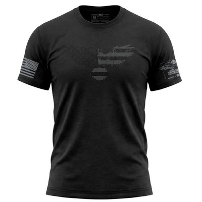 American Eagle Flag T-Shirt   Distressed Patriotic Eagle Tee