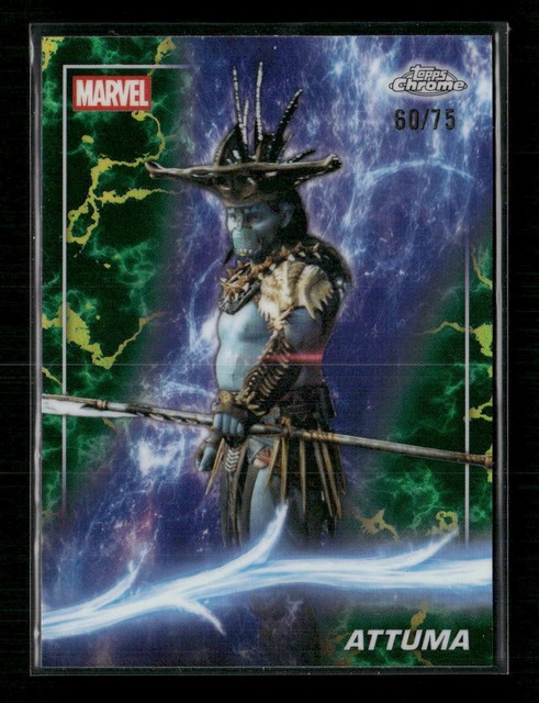 2025 Topps Chrome Marvel Studios Attuma Loki Refractor #/75 #144