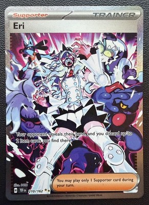 Eri 210 Temporal Forces Special Illustration Rare Pokemon Karte