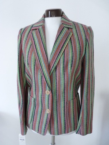 Celine, Veste Vintage CELINE Fils de couleurs Taille 44 (17808)