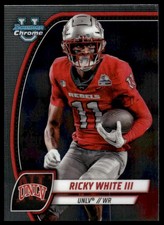 Ricky White III 2024 Bowman University Chrome #153 UNLV Rebels