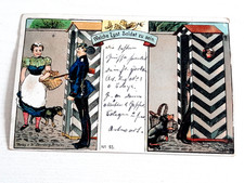 WK 1 Briefmarke Deutsches Reich Feldpost Stempel Postkarte