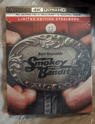 Smokey & The Bandit - Limited Edition Steelbook - 4k UHD + Blu-ray + Digital Cod
