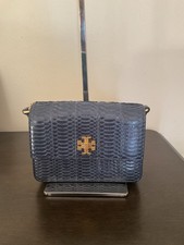 Tory Burch Kira Mini Python Crossbody Bag