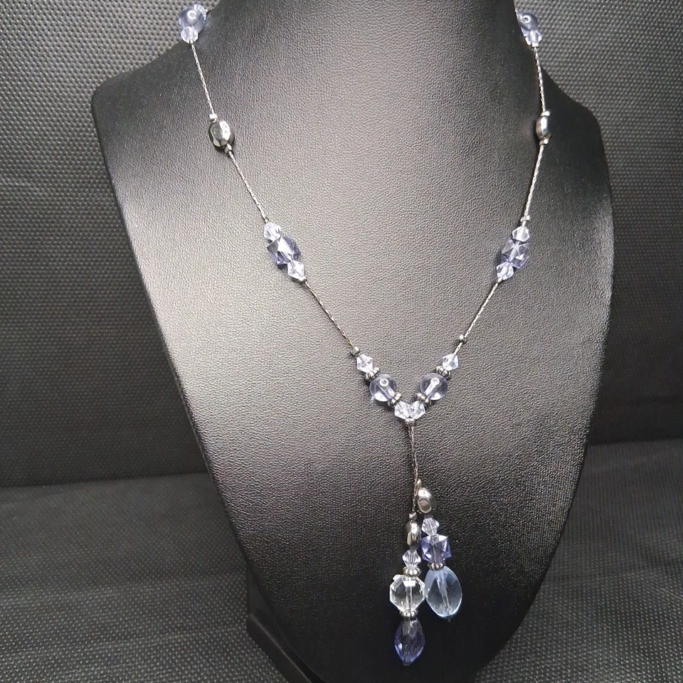 Marca 1928 Y DropNecklace Cuentas Azules Pistola Metal. 14.719 Foto 3 de 4