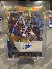 2021 Prizm Draft Osa Odighizuwa Gold Ice Auto Card #167 RC Dallas UCLA Autograph