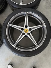 Ferrari Oem 5-spoke Wheels Pirelli P Zero Tires - Set Of 4 Staggered Ferrari Oem 5-spoke Wheels Pirelli P Zero Tires - Set Of 4 Staggered