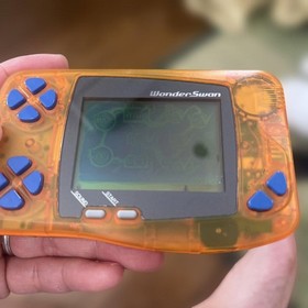 Digimon WonderSwan Console Skeleton Orange Bundle Digital Monster Adventure 14+