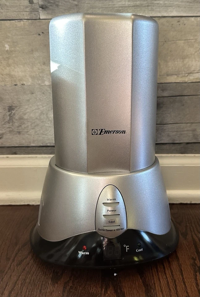 Refrigerador e aquecedor de garrafa de vinho/saquê Emerson FR10BK testado funciona - Imagem 2 de 4