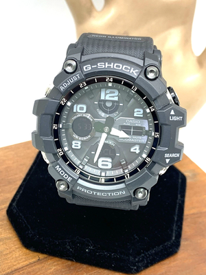 Casio G-Shock Men's Watch GSG100 Solar Mudmaster Black Resin Ana