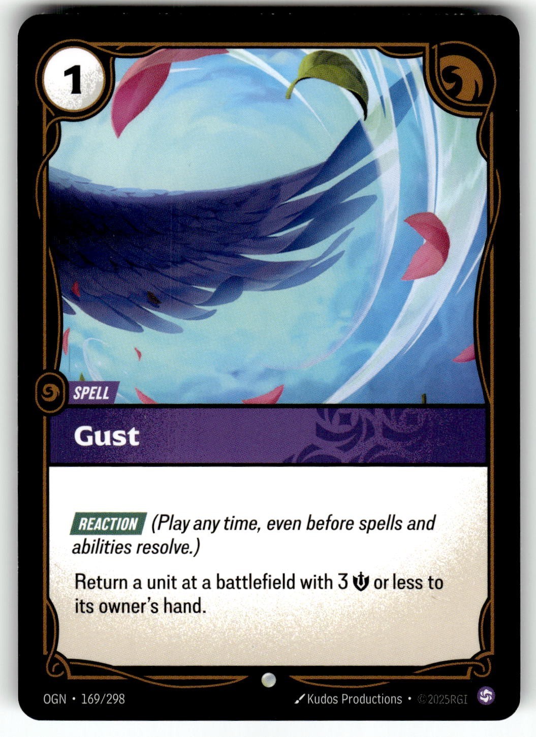 2025 League of Legends - Origins Card OGN-169 C Gust