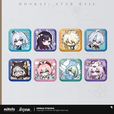 miHoYo Honkai: Star Rail Badge Cute Emblem Official Goods Pom-Pom Museum Ver 3.5