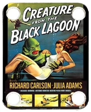 Neckplate to fit Graphic Electric Guitar Color  PJ Bass Strat Black Lagoon