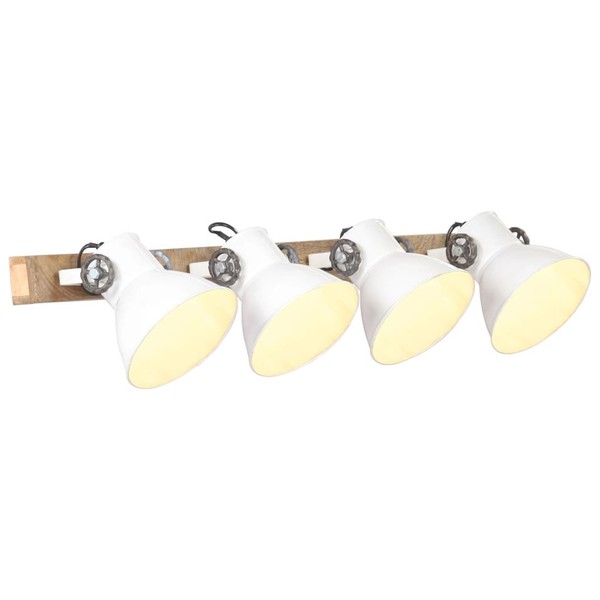 Wandlampe Industriestil Weiß 90X25 Cm E27-image