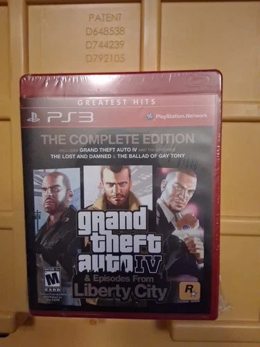 Grand Theft Auto IV4 Complete Edition PS3 (Greatest Hits) GTA 4 Episodes Liberty