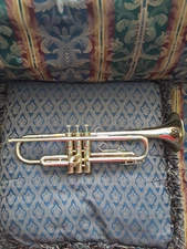 Excellent Olds Ambassador Trumpet with Humes & Berg Mute, Yamaha MP, and Arban's