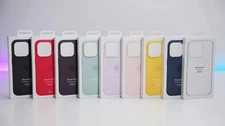 Genuine Apple iPhone 14/Plus/Pro/Max Silicone/Clear/Leather Case W/MagSafe