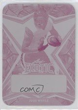 2022 Leaf Exotic Printing Plate Magenta Turtle 1/1 Josh Whyle #BA-JW3 2q0