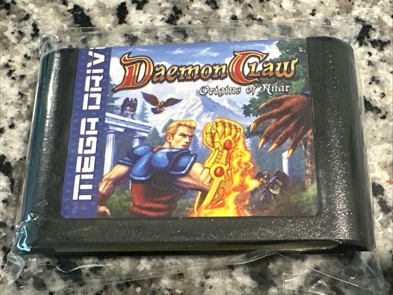 Mega 16-Bit Daemon Claw Origins of Nnar Sega Genesis/Mega Drive