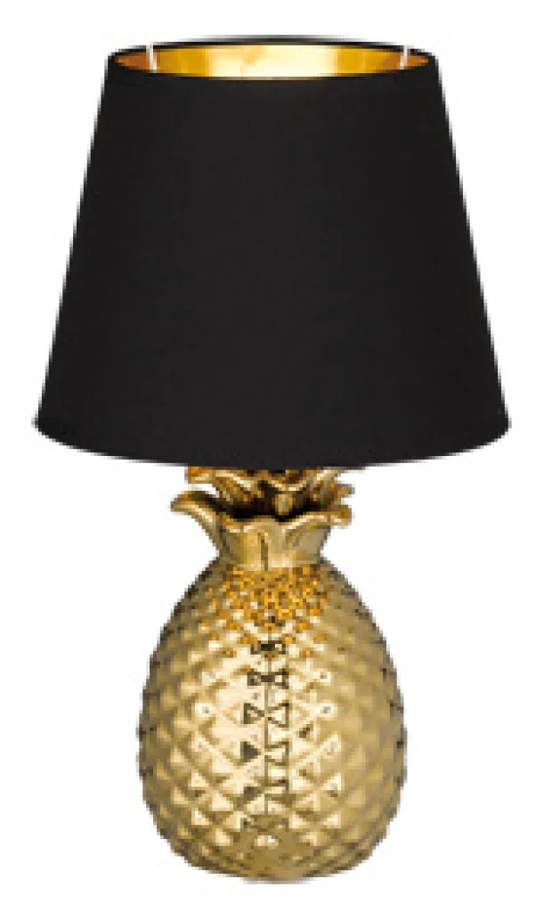 Table Light Gold Pineapple Gold-Coloured 350mm Trio R50421079