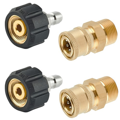 #ad Pressure Washer Quick Connect Fittings M22 14mm to 1 4 Inch Quick Connect Pr... $27.16