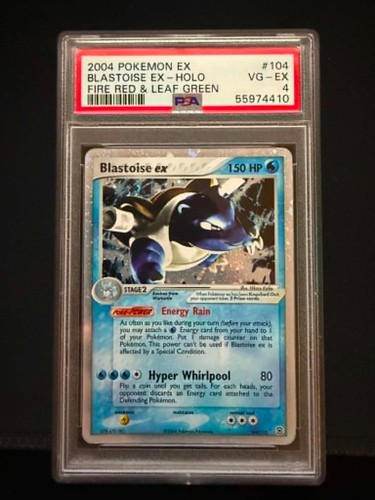 Blastoise ex graded PSA 4 for sale on eBay