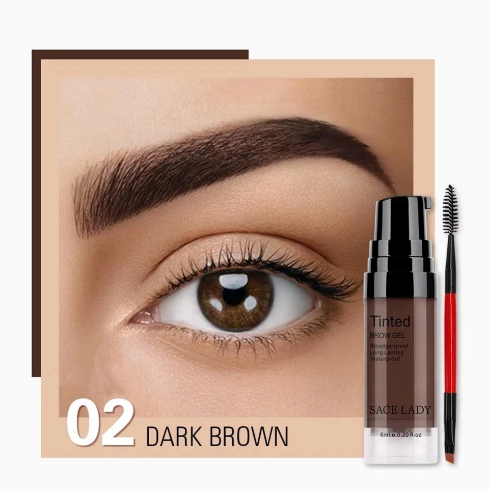 3D Eyebrow Gel Long Lasting 24 Hours Waterproof Smudge-proof Brow Cream Makeu... - Image 3 of 4