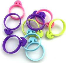 60 Pcs Pastry Bag Ties Reusable Icing Bag Ties Silicone Decoration Bag Clips Cak