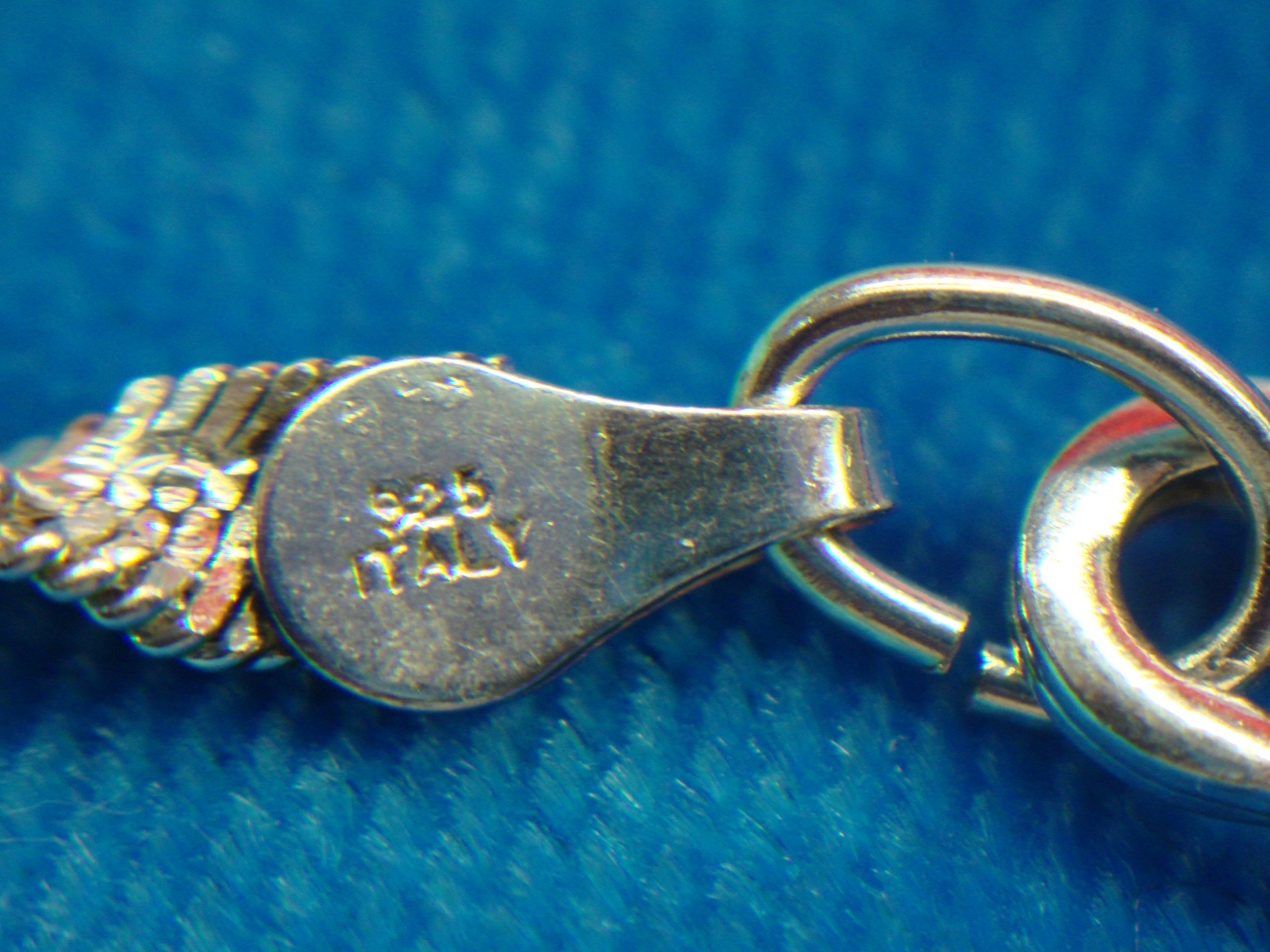 SOLID STERLING SILVER TWISTED HERRINBONE NECKLACE… - image 5