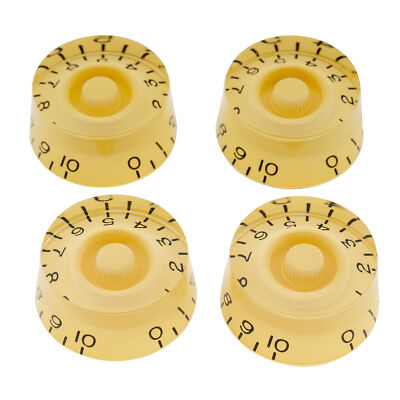 Musiclily Pro 4Pcs Cream Imperial Inch Control Speed Knob For US Les Paul Guitar