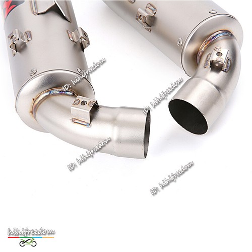 Silenciadores de tubo medio de escape sin cordones para Ducati Hypermotard 950 950SP 2019-2023 L&R - Imagen 12 de 12
