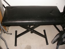 Klavier-oder Keyboard-Sitzbank in schwarz, 70cm lang