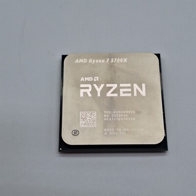 【新品未使用】AMD Ryzen 7 5700X Amazon.com: AMD Ryzen 7 5700X R7 5700X 3.4 GHz Eight-Core 16