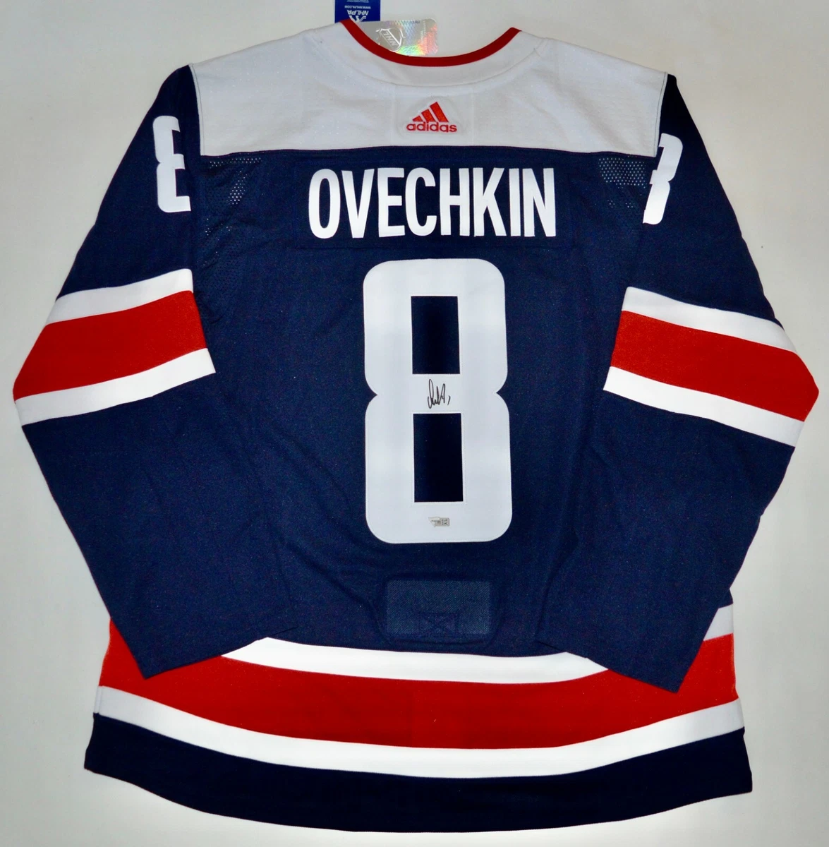 AUTO FANATICS ALEX OVECHKIN WASHINGTON CAPS NAVY ALT AUTHENTIC