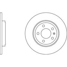 Apec Blue Brake Disc - Rear SDK6416 - Fits Audi A4 and Seat Exeo - OE Spec.