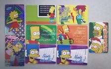 Lotto Stock Blocco Card Carte Schede The Simpson Kinder e Ferrero 1999 Fox 