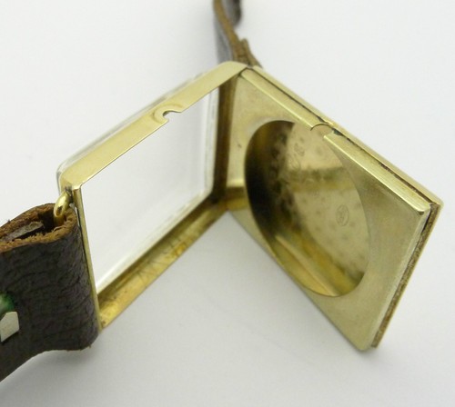 DOXA ART DECO 30erJ,14 KARAT FLORAL VERZIERTE HERRENARMBANDUHR MIT HANDAUFZUG - Bild 12 von 12