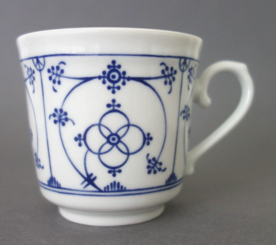 Kaffeetasse Form Marienbad Ingres Weiss Strohblume Indisch Blau Neuzustand
