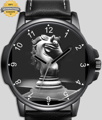 Chess Knight Horse einzigartige Armbanduhr SCHNELL UK
